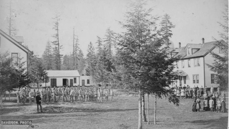 An Indian training school in Forest Grove, Oregon.