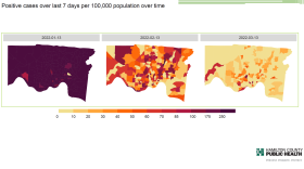 COVID cases in Hamilton County were at record highs earlier this year and have dropped significantly since then.