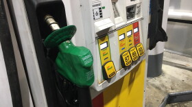 Close-up of a gas pump