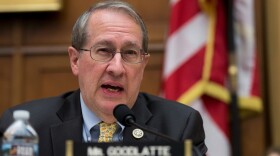 Rep. Bob Goodlatte, R-Va., questions witnesses during a House Judiciary Committee hearing concerning the oversight of the U.S. refugee admissions program, on Capitol Hill, October 26, 2017 in Washington.
(Drew Angerer/Getty Images)