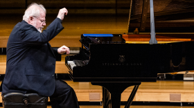 Emanuel Ax at the piano