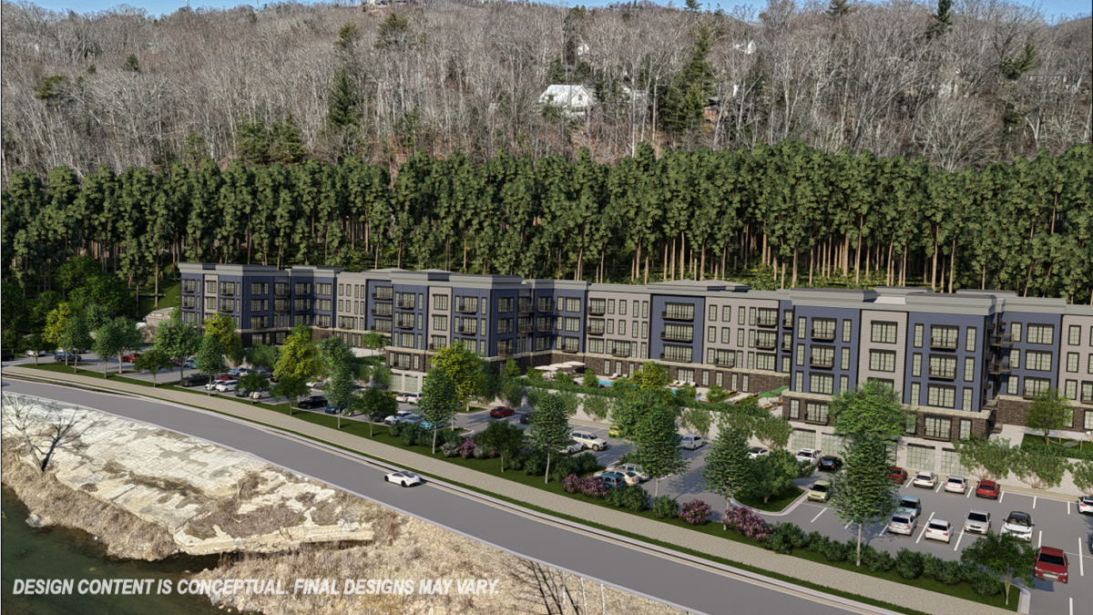 A 524-unit apartment complex planned for Swannanoa floodplain begins to move through city review