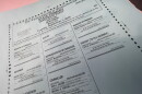 A specimen Democratic primary ballot for September 1, 2026 in the town of Shelburne, Mass.