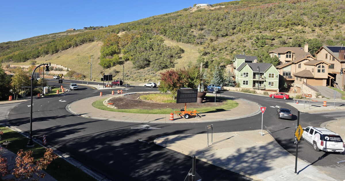 UDOT crews to reinstall Park City Marsac roundabout divider