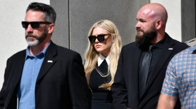 Erika Kirk leaves the Fourth District Courthouse, Monday, July 6, 2026, in Provo, Utah, after a hearing for Tyler Robinson, accused in the fatal shooting of Charlie Kirk.
