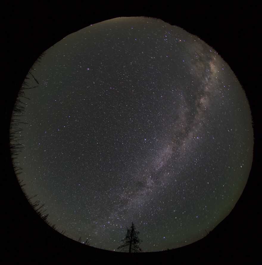 A image of the dark sky in the Central Idaho Dark Sky Reserve 