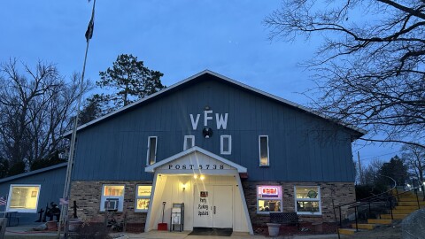 The VFW building in Clare, Michigan. 