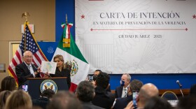 US Ambassador security agreement signing ceremony