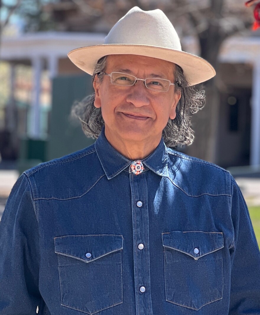 Oscar Rodriguez, the host of Caló on Marfa Public Radio