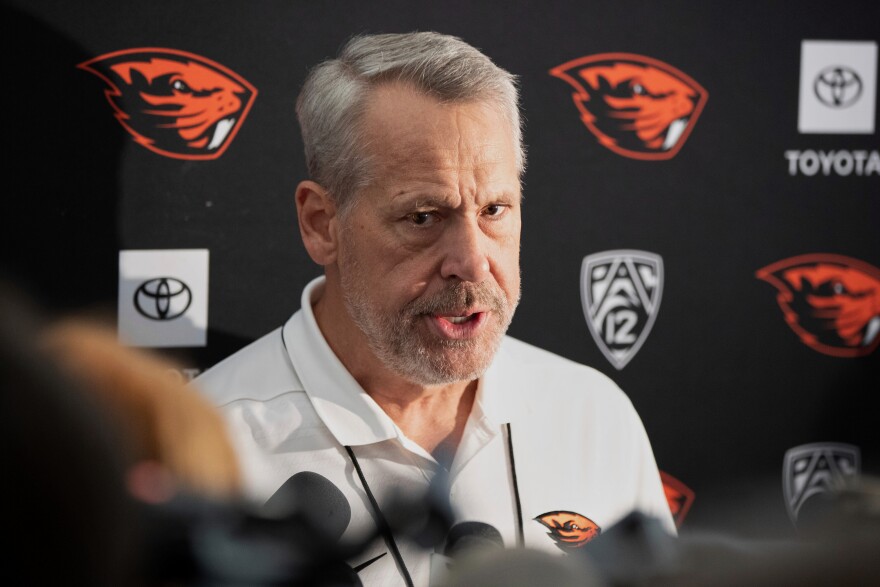 Oregon State athletic director Scott Barnes 