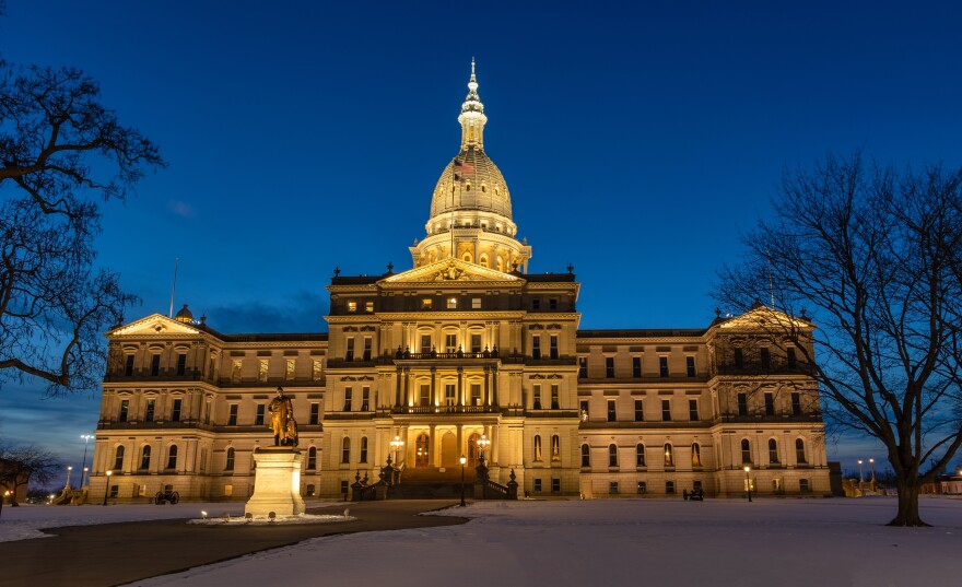 State Capitol Building of Michigan in Lansing