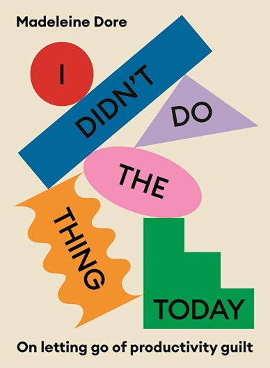 "I Didn't Do the Thing Today" book cover.