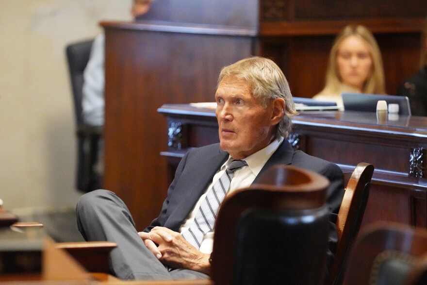 Senate Finance Commitee Chairman Harvey Peeler, R-Cherokee, in the Senate chamber at the Statehouse on Feb. 18 , 2026.