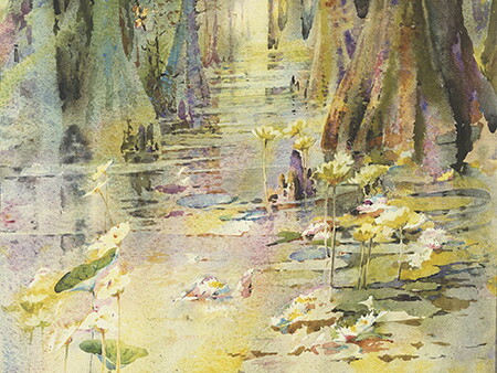 Detail from "The Reserve in Summer." (Alice Ravenel Huger Smith)