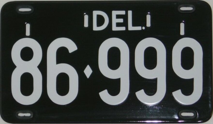 DMV to release black and white fivedigit plates Delaware First Media