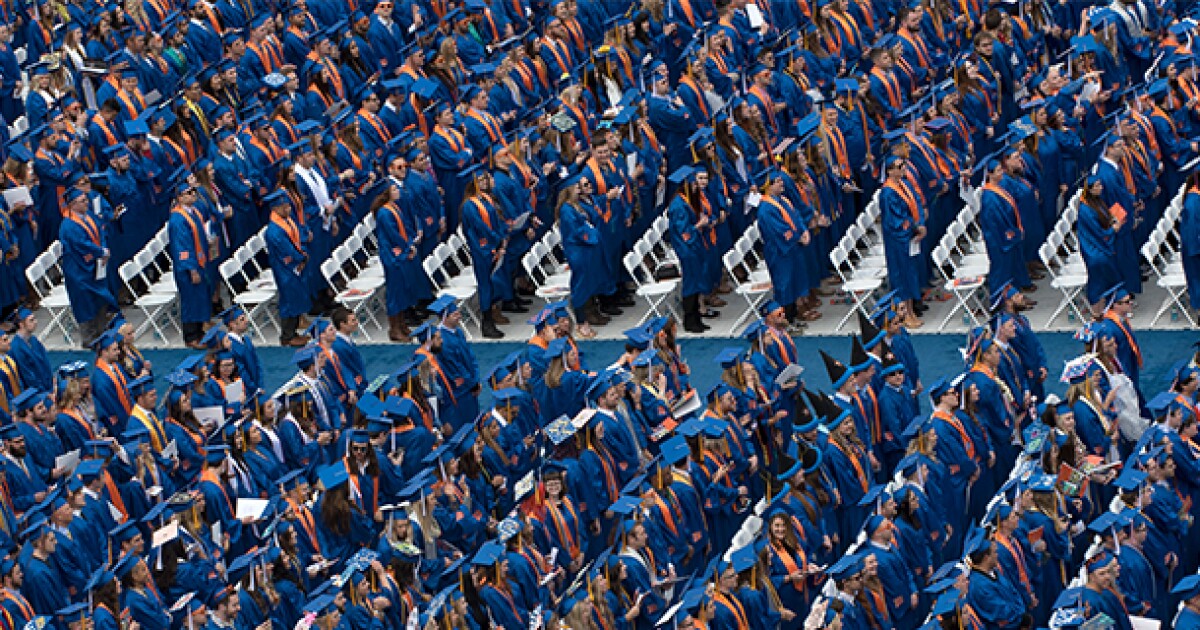 Idaho Graduation Ceremonies Return With Plenty Of Changes Boise State Public Radio Boise State 2022 Graduation Spring