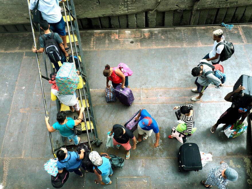 Most passengers aboard Amazonian riverboats pack only as much luggage as can be stored beneath their closely hanging hammocks. For trips that can be up to a week or more, they bring food and items that are unavailable or highly expensive at their destinations.