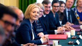 British Prime Minister Liz Truss holds her first cabinet meeting after taking office at Downing Street in London, England.