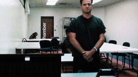 FILE - Hawaii doctor Gerhardt Konig appears before a judge via video during an arraignment hearing after being indicted on allegation of attempting to kill his wife, April 7, 2025, in Honolulu. (AP Photo/Marco Garcia, File)