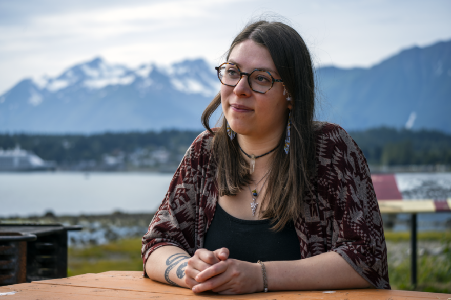 Six years ago, Lilianna Benassi lived on the street where the landslide happened. (Chris Bentley/Here & Now)
