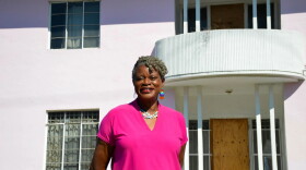 Jacqui Colyer, owner of the Lindsey residence on Millionaire's Row.