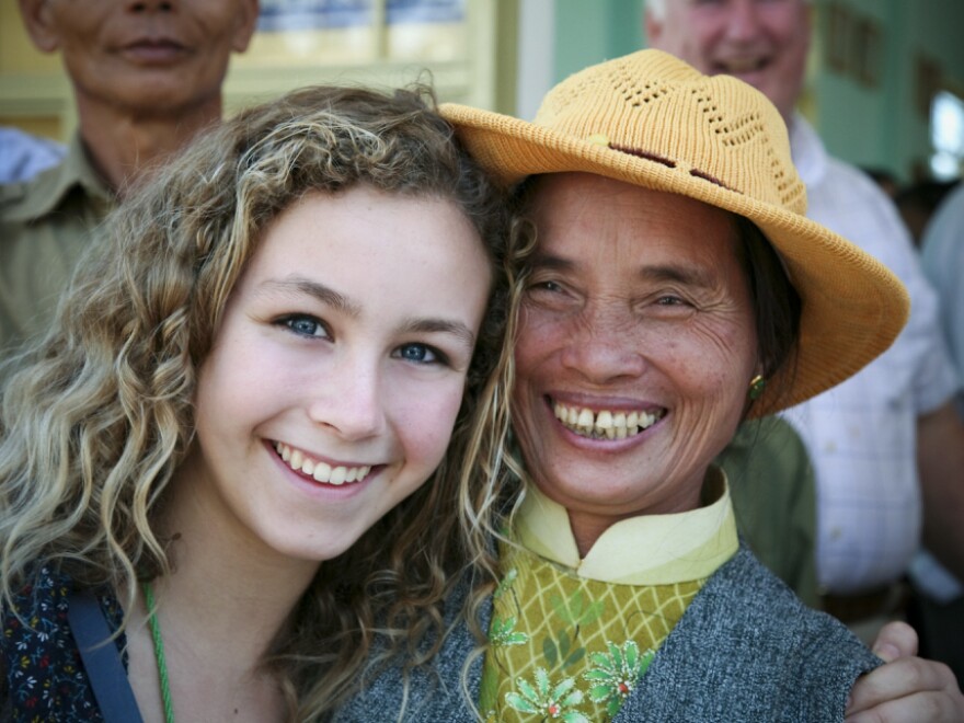 Lydia Lapporte on a Heifer International study tour in Vietnam in 2009. Lydia helped raise about $20,000 this year for Heifer.