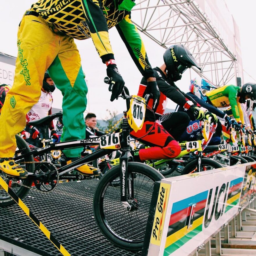 BMX racers