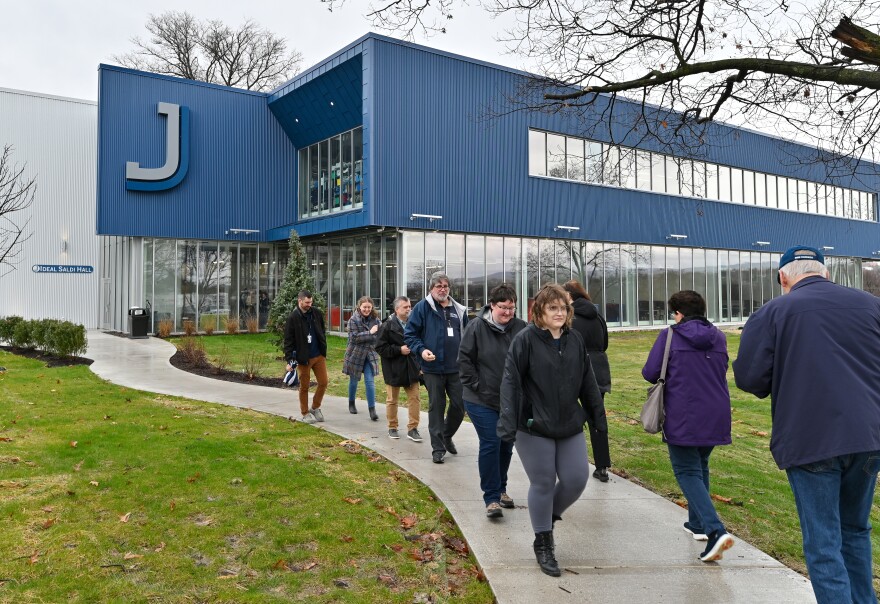 Johnson College held a debut for the Ideal Saldi Hall on Wednesday morning.