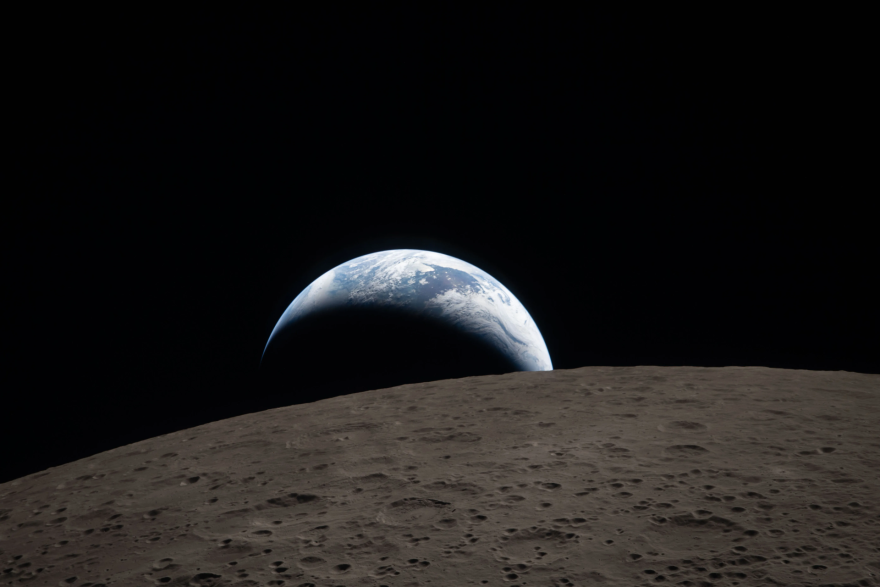 "Earth Set" Image from Artemis 2 Orion Spacecraft, April 6, 2026