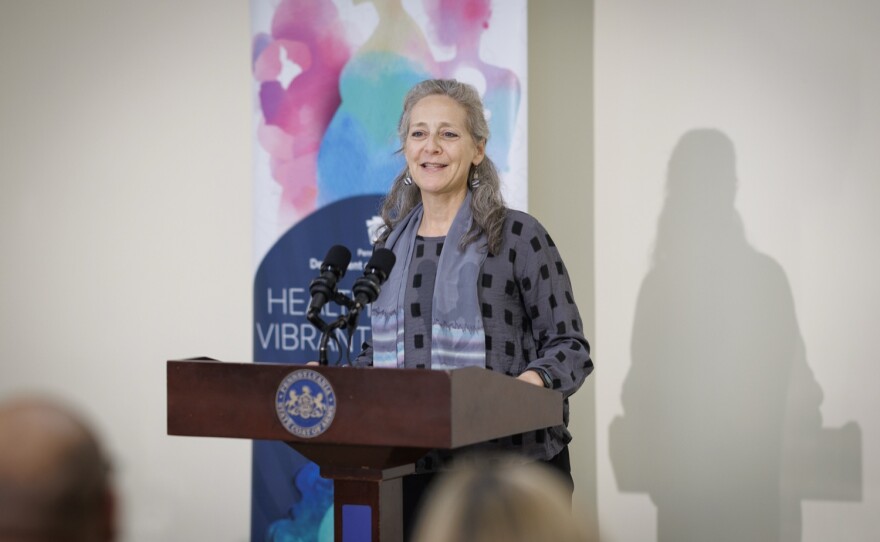 Pennsylvania Department of Health Secretary Dr. Debra Bogan joins members of the Pennsylvania General Assembly, and maternal health advocates unveil the Commonwealth's Maternal Health Strategic Action Plan, entitled 'Healthy Moms, Vibrant Futures' at Hamilton Health Center. The new report outlines work in progress and ongoing strategies developed based on feedback from women across Pennsylvania to combat high rates of maternal mortality, especially among Black women, and to alleviate barriers pregnant women in Pennsylvania experience getting the prenatal and postpartum care they and their children need to live healthier lives.