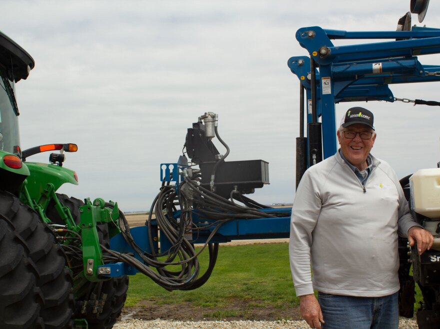 Denny Friest says corn and soybeans are the best crops to grow in central Iowa. "As a corn grower and a soybean grower and a pork producer, these markets are very key to everything that I need to create demand for the product we grow," Friest said. "Because we're in a global economy."
