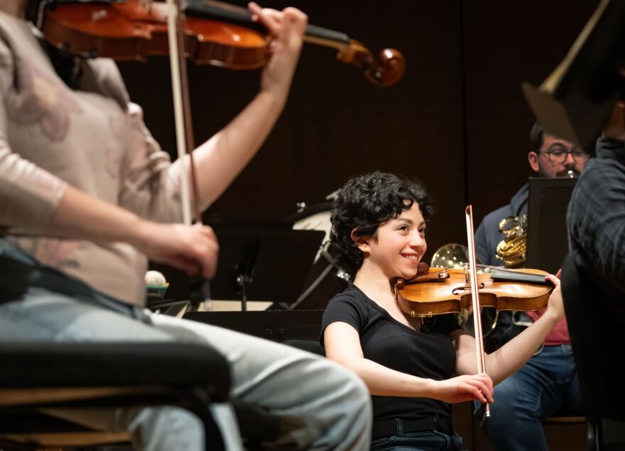 Jessie Morozov, 16, is the youngest musician to join the Spokane Symphony, earning her seat through a blind audition she won at age 15. Her official debut was this weekend at Masterworks 7 on Saturday.