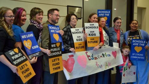 Kansas City parents lobbied the offices of U.S. Reps. Emanuel Cleaver II and Mark Alford to protect the Individuals with Disabilities Education Act.