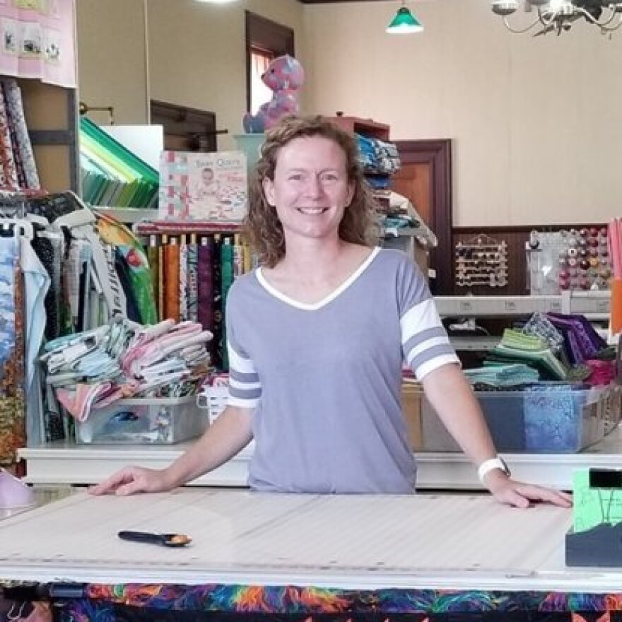 Heather Barrick is the owner of Indigo Quilt Studio in Lincoln, Ill.