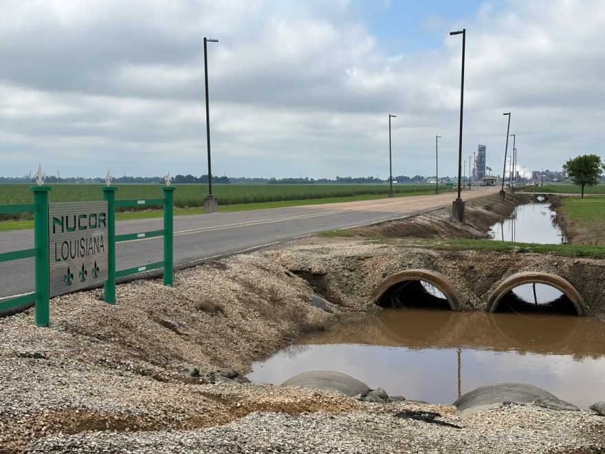 Nucor’s direct-reduced-iron facility in south Louisiana.