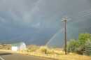 Rainbow over the Swaner Preserve after a rainstorm.