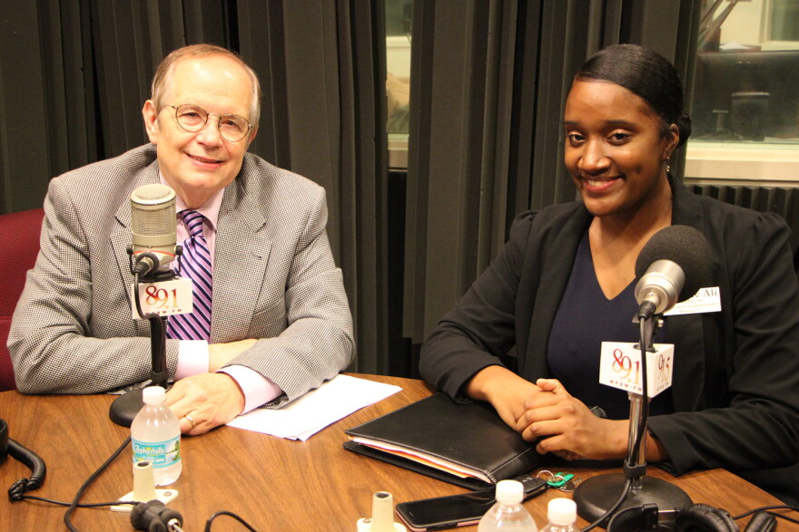 Host Tom Flanigan and District 1 Candidate, Jasmine Ali