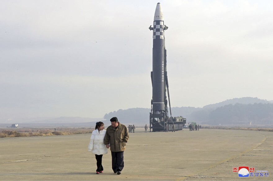 North Korea unveiled Kim Jong Un's daughter at a missile launch site | WSIU