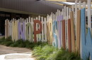Alphabet fence outside of Pre-K 4 SA South Education Center