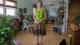 Beth Lawn, a chaplain at a retirement community who lives in Chester, Pa., is one of 18 Democratic petitioners challenging the Pennsylvania congressional district map. (Lindsay Lazarski/WHYY)