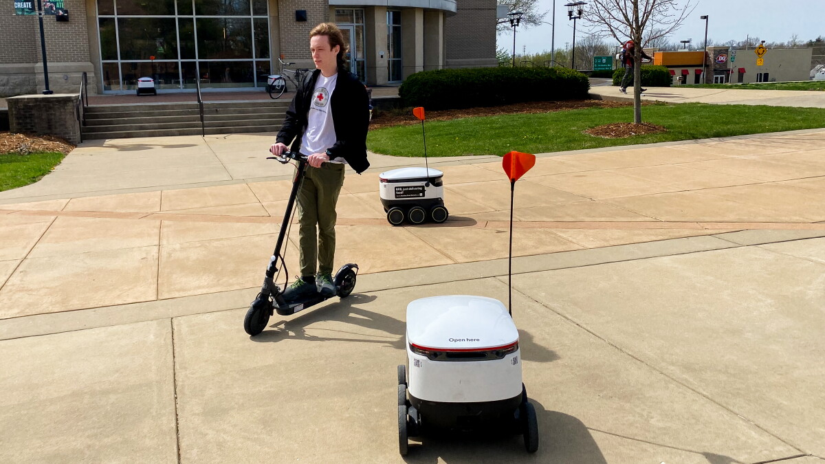Food delivery robots won't grace the sidewalks of Missouri S&T this year