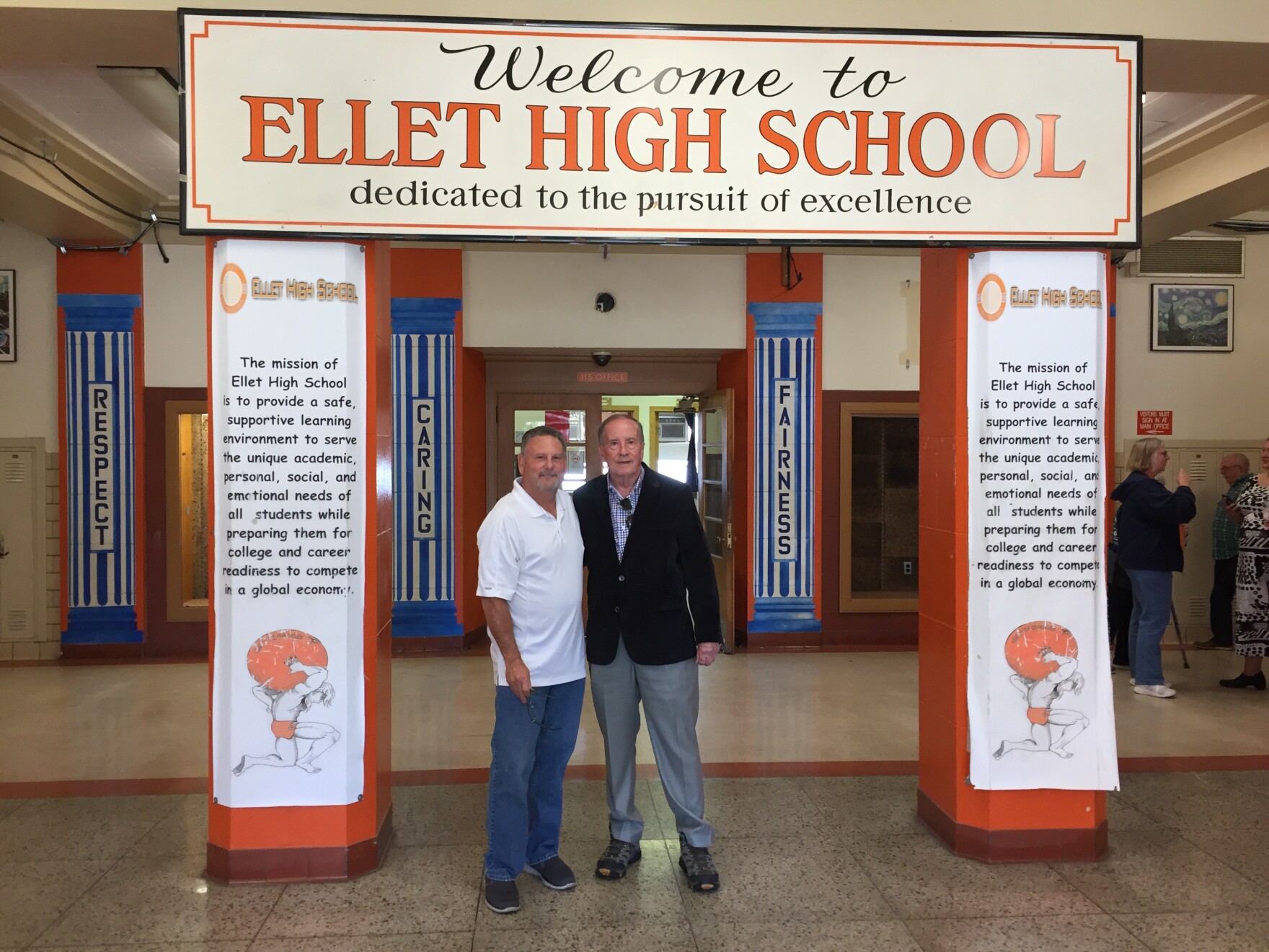 Graduates Take a Final Walk Through Akron's Old Ellet High School