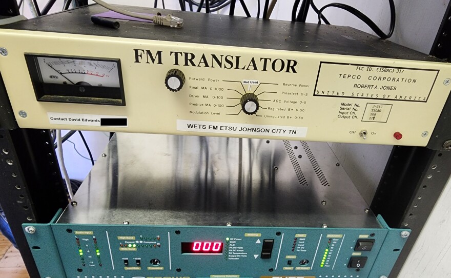 FM Translators at Hibriten Mountain in North Carolina.