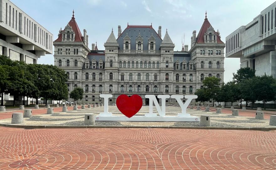 The New York State Capitol.