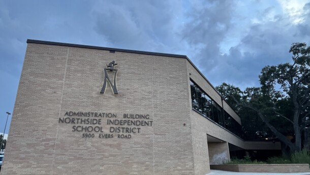 A brick building with the Northside emblem on it.