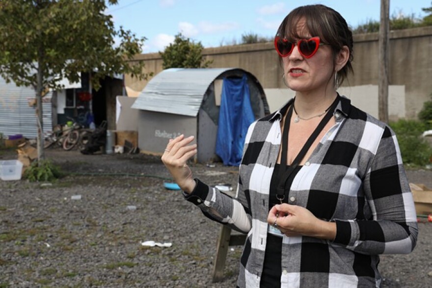 Lisa Kuhman, a street outreach professional with Person Centered Housing Options.