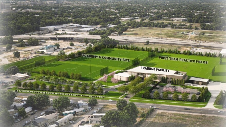 Renderings show the proposed training facility on Columbus's southwest side for a new National Women's Soccer League team.