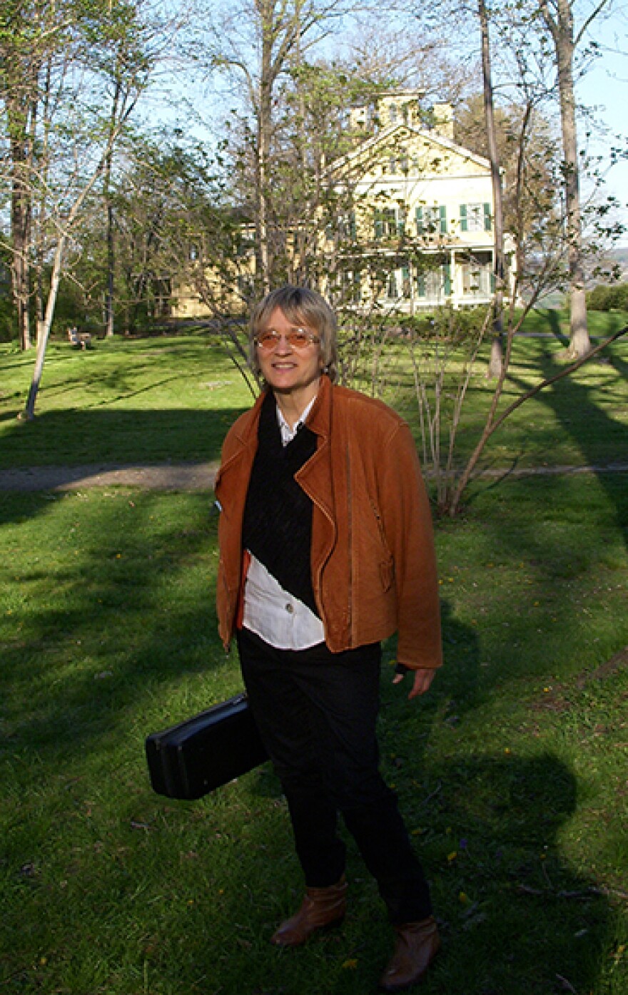 Jane Ira Bloom at the Dickinson Homestead in 2016