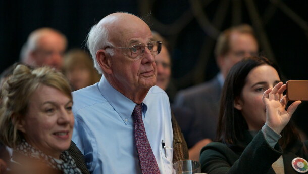 Wendell Berry is seen in this 2018 photo. He died Monday at age 92.