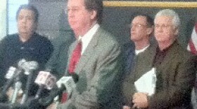 Mayor Bartlett meets with reporters